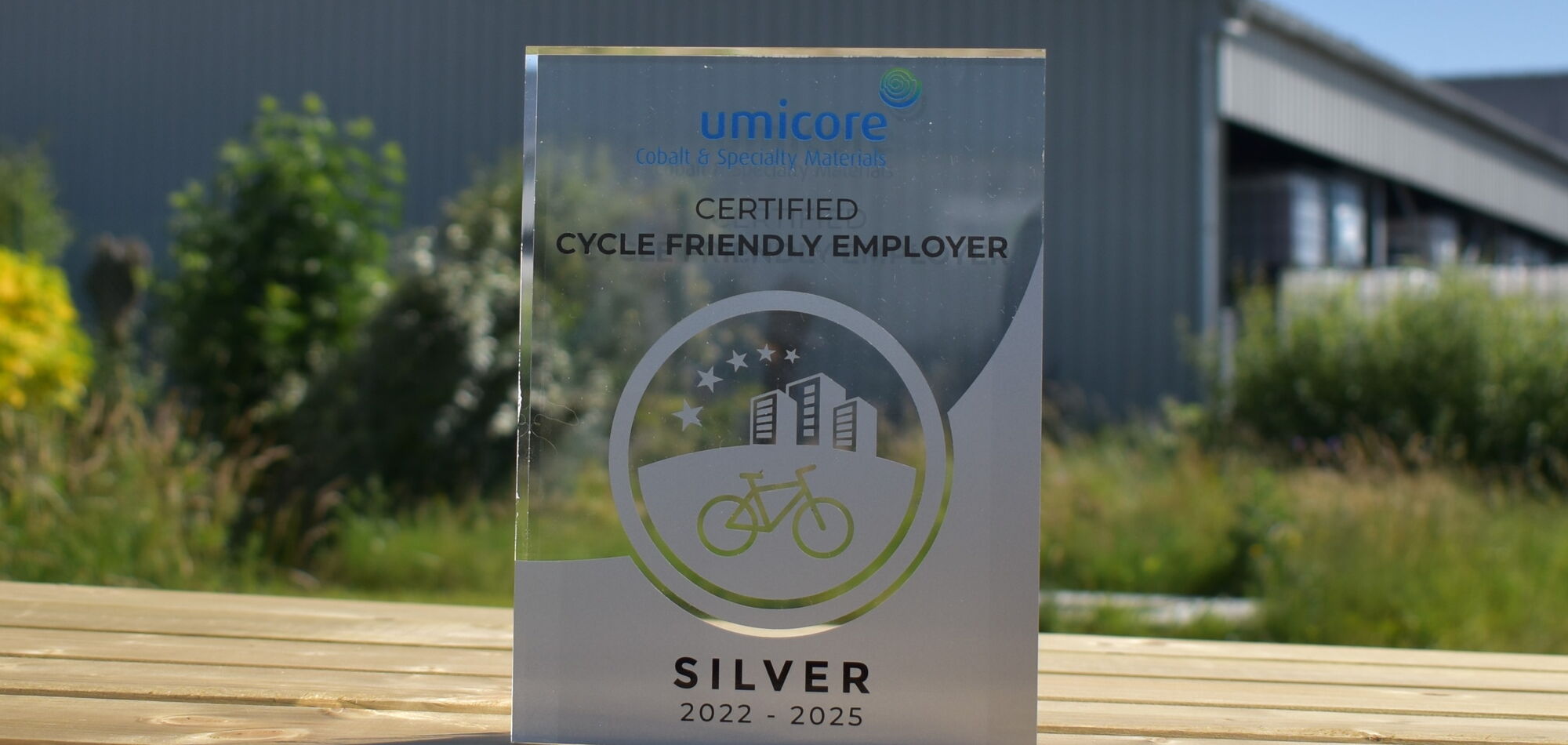 Umicore Cycle Friendly Employer Award