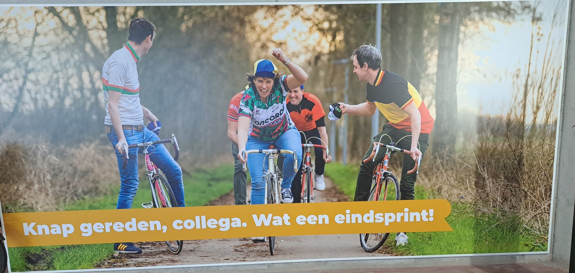 aanmoedigingsbeeld ondergrondse fietsenstalling stad Roeselare