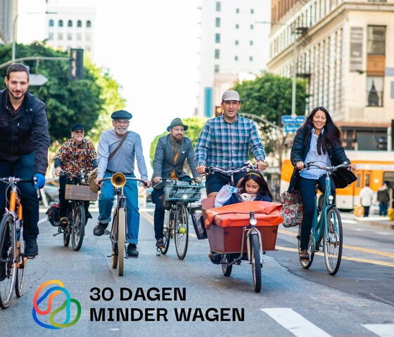 Campagnebeeld van 30 dagen minder wagen