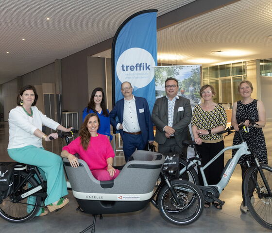 Het Treffikteam bij de voorstelling