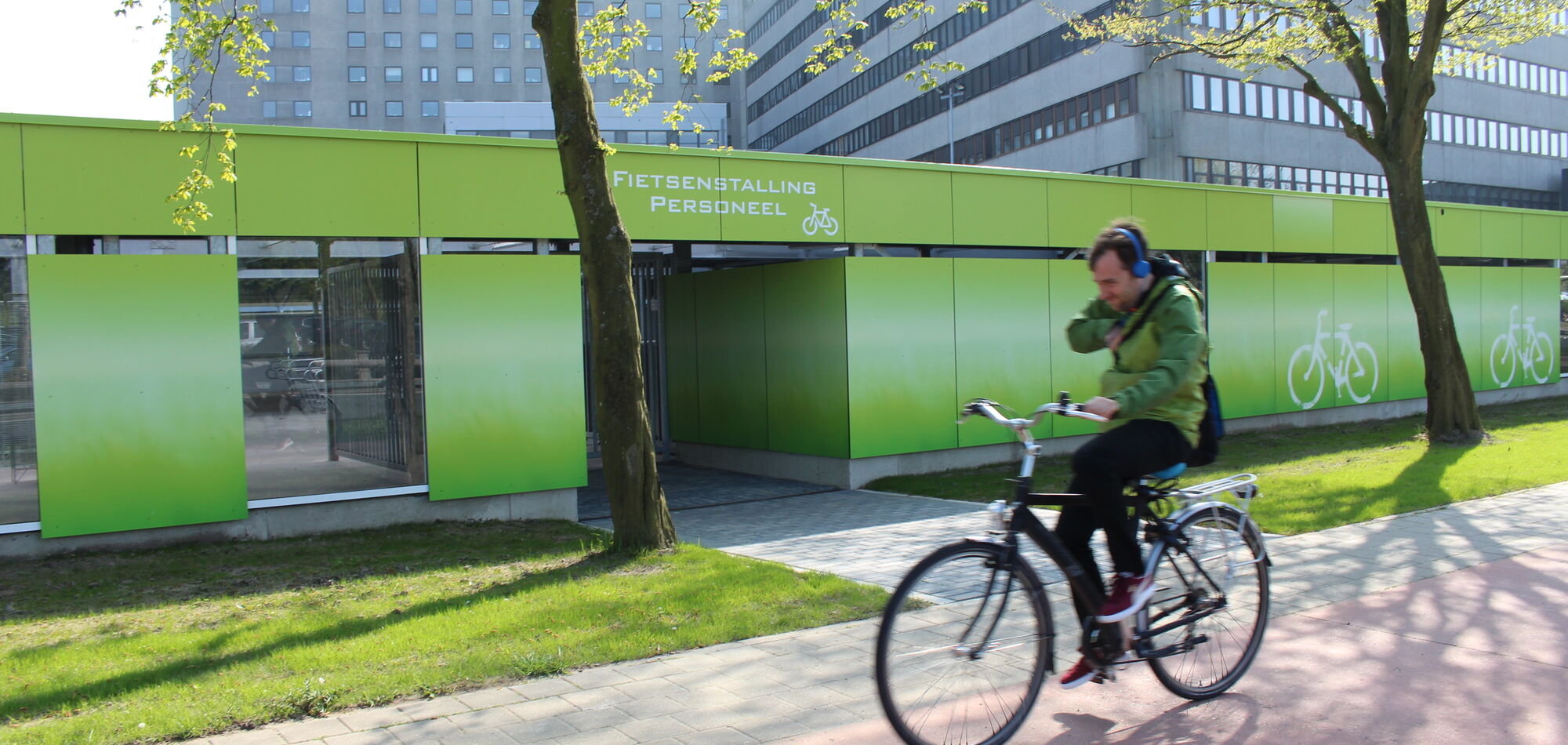 fietsenstalling buitenzijde
